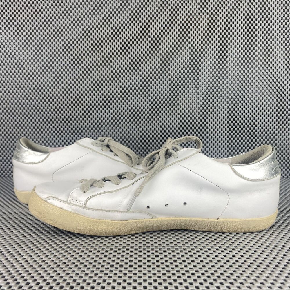 Golden Goose Super-Star Classic Sneakers Adult 42 M9 L12 White Leather Low Top - Picture 4 of 13